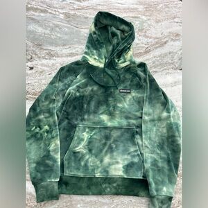 Men’s L green velvet hoodie